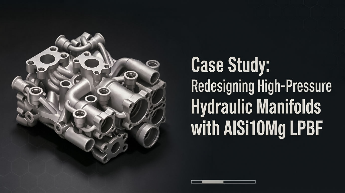 [Case Study] Redesigning High-Pressure Hydraulic Manifolds with AlSi10Mg LPBF